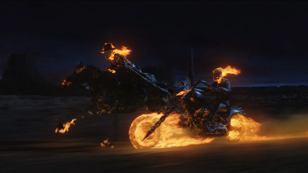 تصویر زمینه دانلود فیلم Ghost Rider 2007 با دوبله فارسی