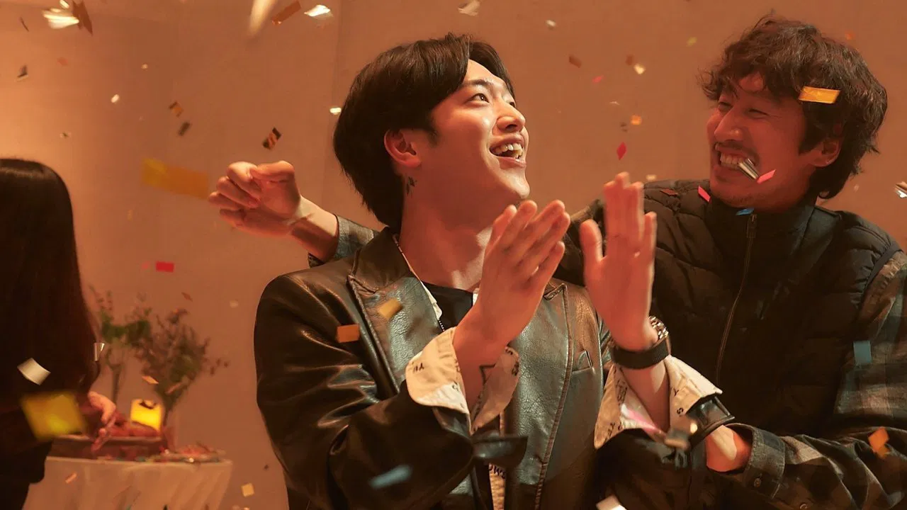 تصویر زمینه یک پایان سال رنگارنگ