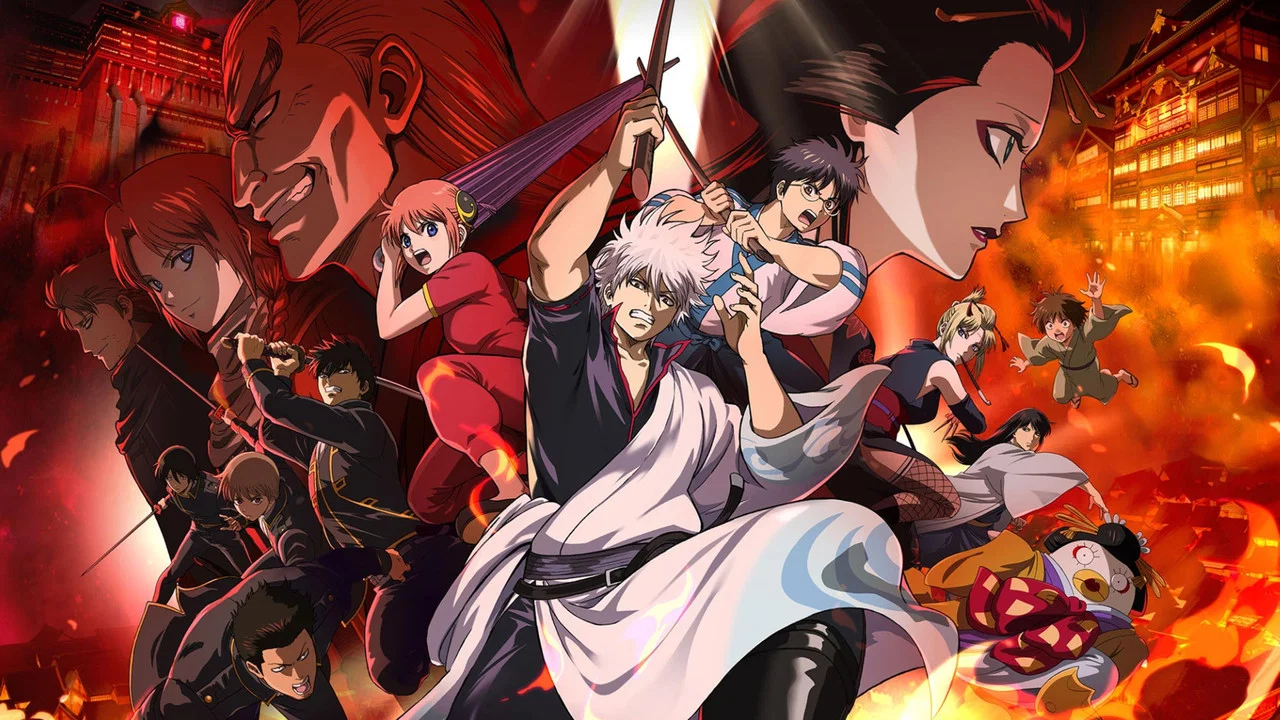 تصویر زمینه فیلم Gintama 2026: Yoshiwara in Flames