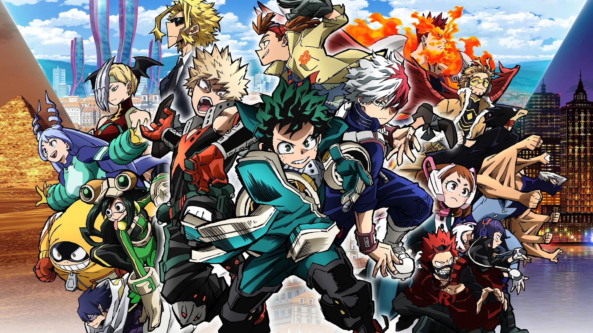 تصویر زمینه My Hero Academia: World Heroes' Mission