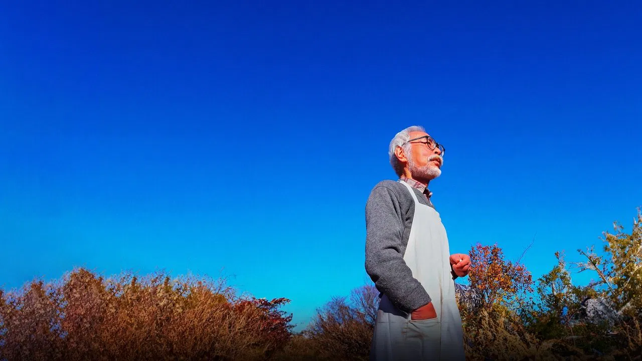 تصویر زمینه دانلود فیلم Hayao Miyazaki and the Heron 2024 با دوبله فارسی