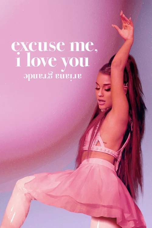 پوستر ariana grande: excuse me, i love you