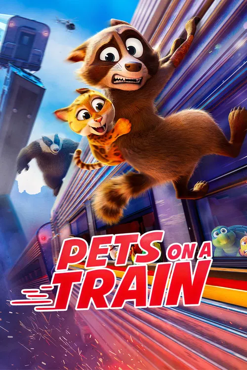 پوستر Pets on a Train