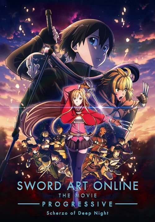 پوستر Sword Art Online the Movie – Progressive – Scherzo of Deep Night