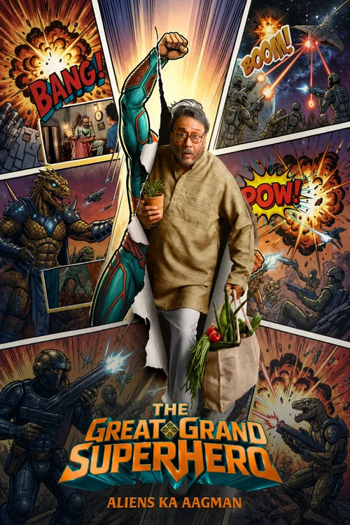پوستر The Great Grand Superhero: Aliens Ka Aagman