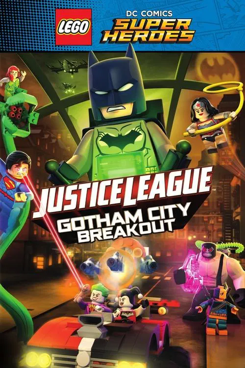 پوستر LEGO DC Comics Super Heroes: Justice League - Gotham City Breakout