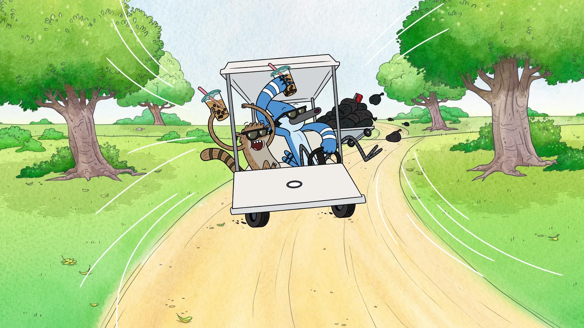 تصویر زمینه دانلود انیمیشن Regular Show: The Lost Tapes