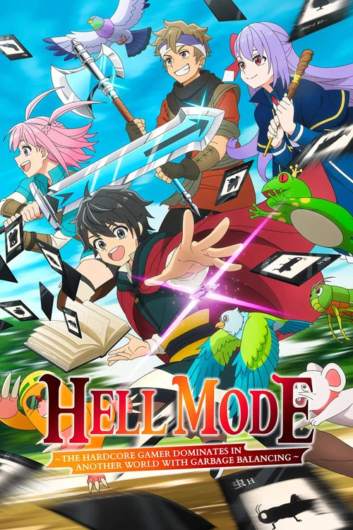 پوستر HELL MODE: The Hardcore Gamer Dominates in Another World with Garbage Balancing